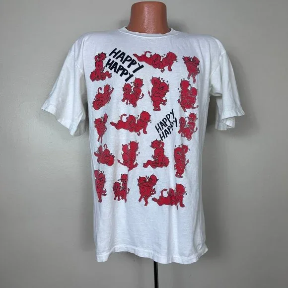 80's90's SEX グラフィックTシャツ Solar-T | Shirts | Vintage 99s Devils Sex Positions Tshirt Happy